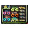 Hot Wheels Monster Trucks - Coffret 10 Véhicules Phosphorescents - Petite Voiture - Dès 3 Ans HCB57