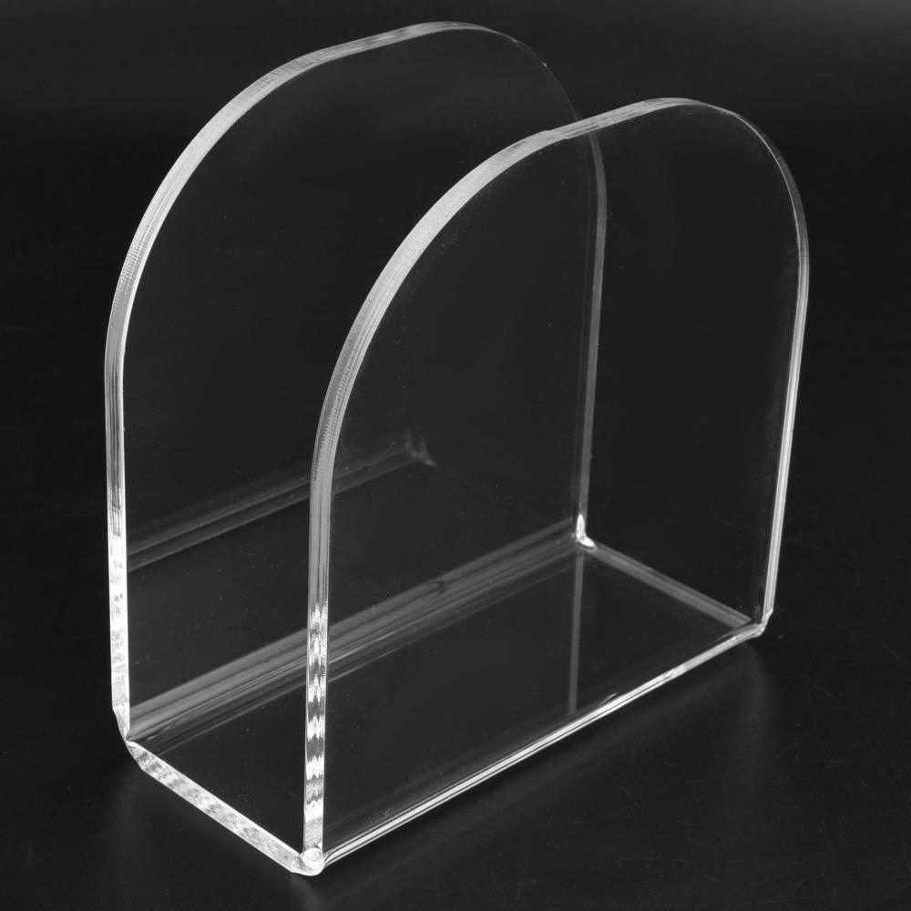 Easy Access Acrylic Napkin Holder U-shape Premium Napkin Rack Creative Transparent Kitchen Accessory Restaurant Use