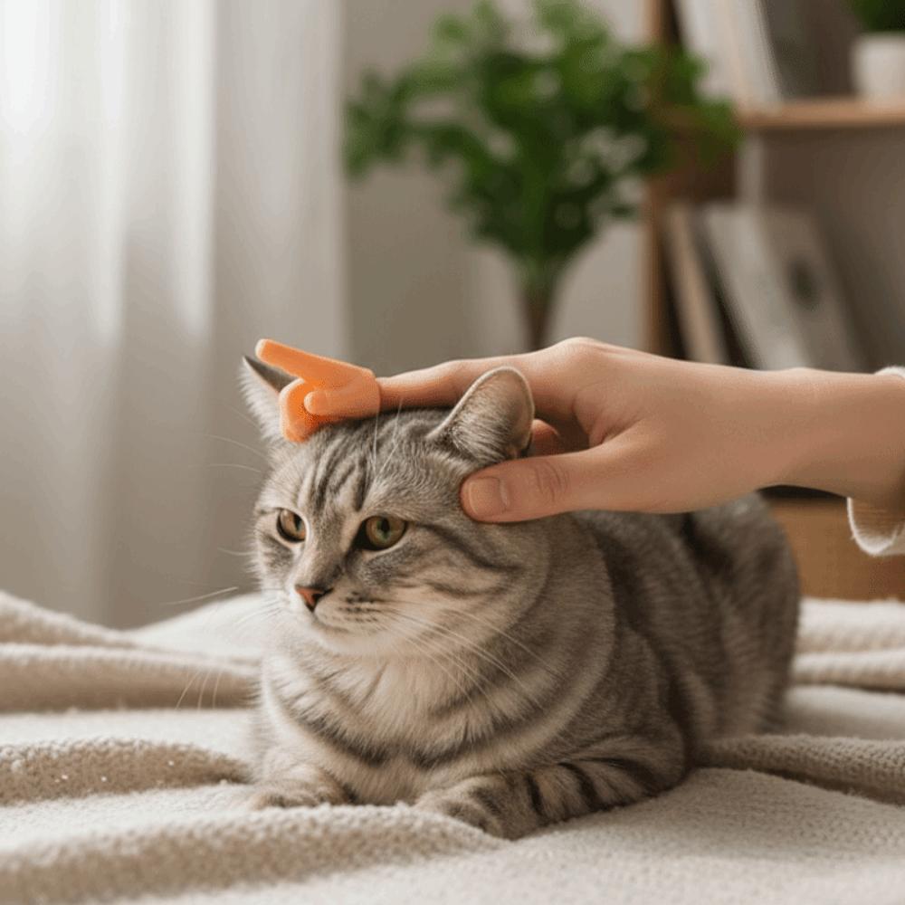 3pcs/set Bite Resistant Pet Finger Puppet Soft Cat Finger Fidget Creative Cat Teasing Toy  Cat Props