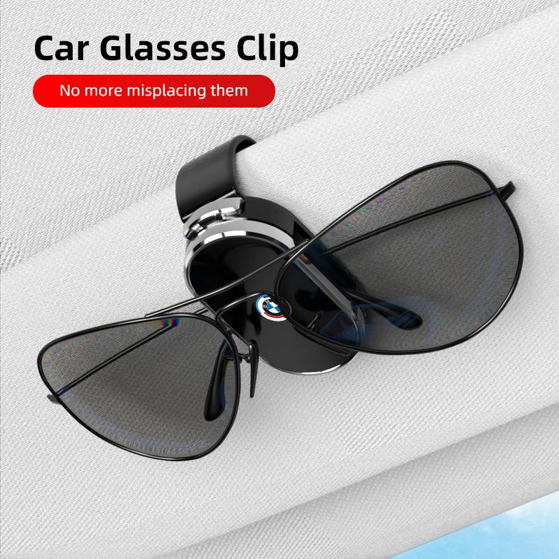 Car Sun Visor Eyewear Holder Sunglasses Clip For BMW I4 G20 X3 X5 F40 G26 F30 F10 E90 F20 E46 E60 E39 E36 G26 X7 Car Accessories EB1