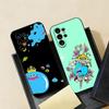 D-dragon Q-Quest Слайм Чехол для телефона Samsung S26 S25 S24 FE S23 S22 S21 Plus S20 Ultra Note20Ultra Черный Мягкий чехол