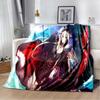 Fashion HD Printed Anime Azur Lane Sexy Girl Blanket Outdoor Travel Portable Plush Sleep Blanket Warm Air Conditioning Blanket