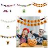 Bat Halloween Birthday Flags Ghost Ghost Decor Flag Creative Witch Pumpkin Pull Flags  Scene Layout