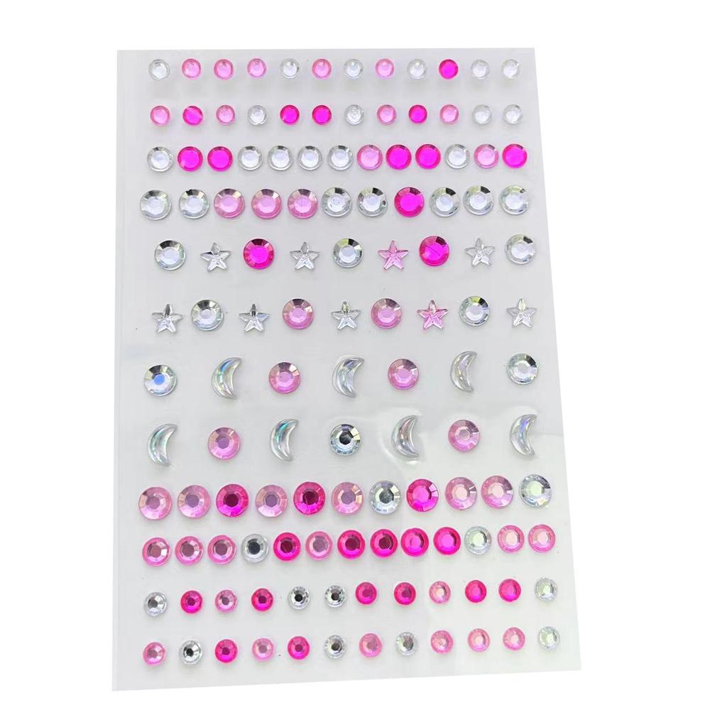 Алмазная кристаллическая татуировка-наклейка, блестящая подводка для глаз, макияж для бровей, лицо, глаза, алмазные татуировки, рок-горный хрусталь, 3D наклейки-подводка для глаз