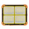 100W Solar Work Light 4 Gear Adjustable IP66 Portable Solar Flood Light for Emergency Garage Pond