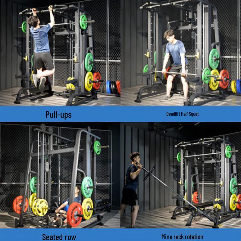 Multifunctional Smith Machine Home Gym System