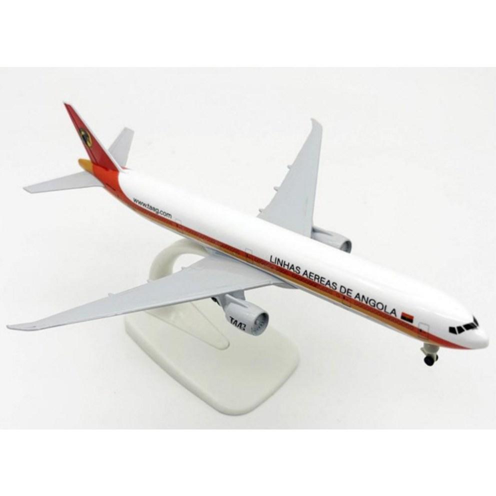Литой Модель Самолета 20 см, Boeing 777 Издание Angola Airlines, 1 шт.