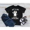 Just A Girl Who Loves Penguins Cute Kids T Shirt Penguin Lover Girls Sweat Apparel Vintage Graphic Stylish Casual