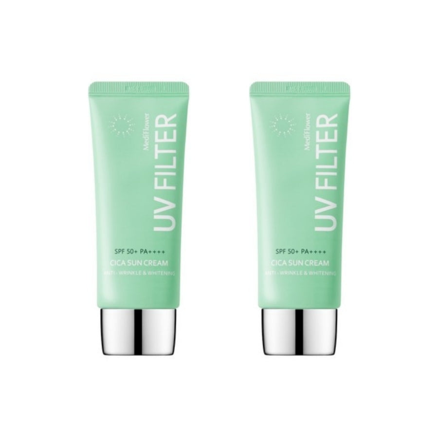 Medi Flower УФ-фильтр CICA Солнцезащитный крем SPF50+ PA++++ 50 мл*1 шт./2 шт./3 шт./4 шт.