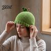 Gift for Her in Cold Weather Women Knitted Fruit Hat Cute Stretchy Cozy Winter Beanies Comfortable Daily Knit Caps Sweet Warm Skull Cap Girls