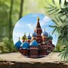 Металлическая табличка «Русский пейзаж», 2D плоский акцент для настенного декора