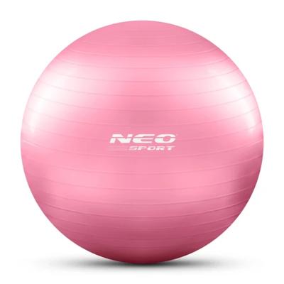 Гимнастический надувной мяч 55 см Neo Sport - розовый