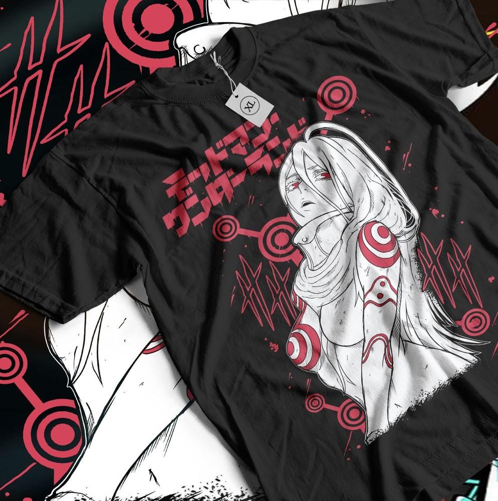 Футболка Deadman Wonderland Ганта Широ Сенджи Ворон Макина Тамаки Подарочная футболка Унисекс Футболка