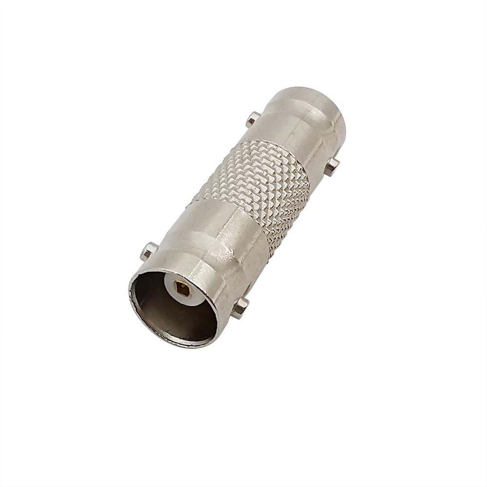 100pcsBNC Female Connector Solderless BNC Female to BNC Jack Extension Cable Coupler for CCTV Camera Security Surveillance System