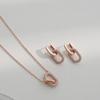 Монограф Колье Натали Mgnl0300 Позолоченное 14K Золотом