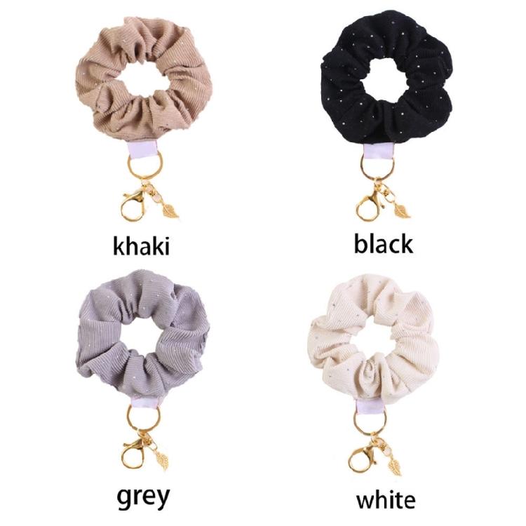 Практичный браслет-брелок-скранчи, прочная сплавная резинка для волос, модный аксессуар для повседневного использования женщинами, для повседневной носки