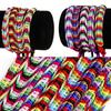 4Pcs Colorful Handmade Braided Friendship Bracelets Ankle Bracelet Prayer Bracelet Party Gifts