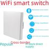 Умный WiFi-коммутатор Longspu 86-Type: Настенный выключатель с одним фазным/нейтральным проводом и совместимостью с граффити