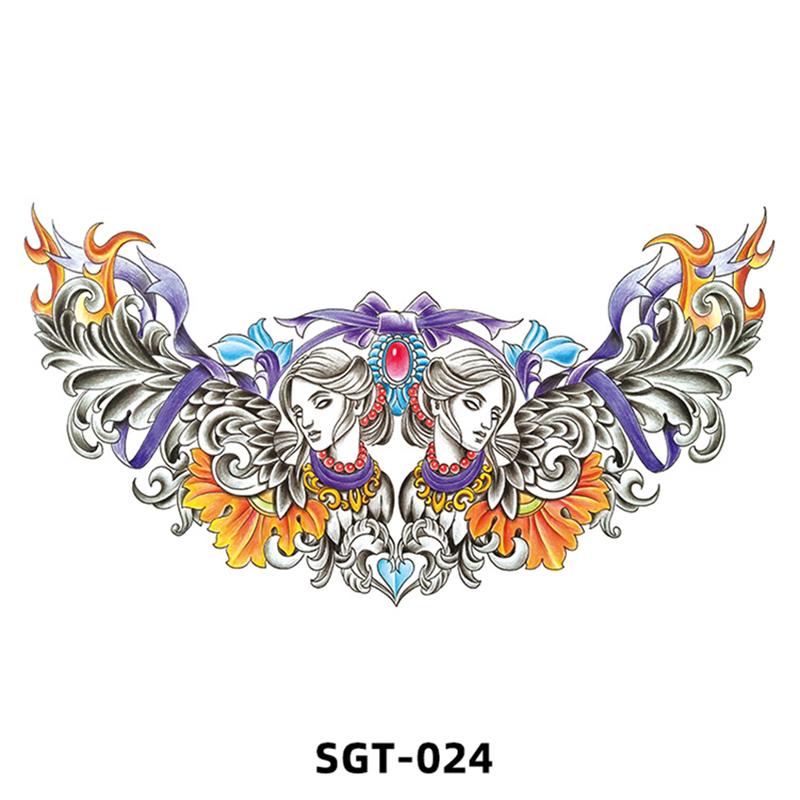 Временные татуировки наклейки водонепроницаемые тела плечо грудь рука искусство поддельные татуировки