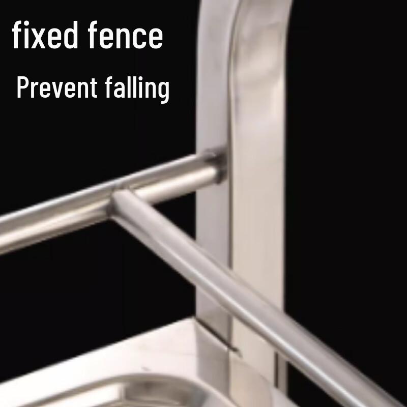 Сервировочная тележка из нержавеющей стали