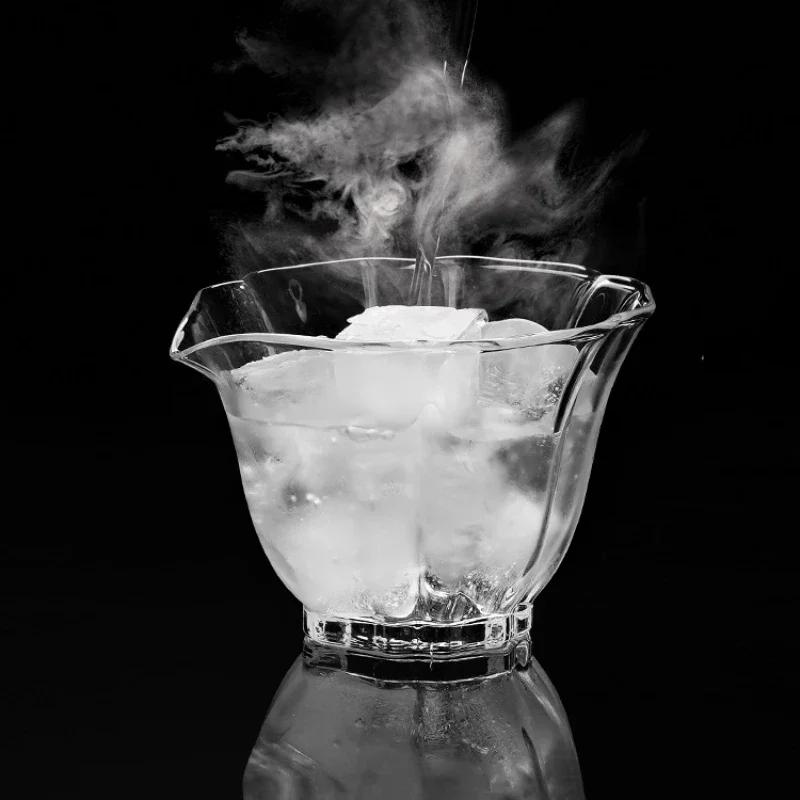 Прозрачная стеклянная чайная супница, термостойкая, тропическая, фильтрующая, сетка, отверстие, инструменты для приготовления чая в стиле кунг-фу, бытовые кружки для питья