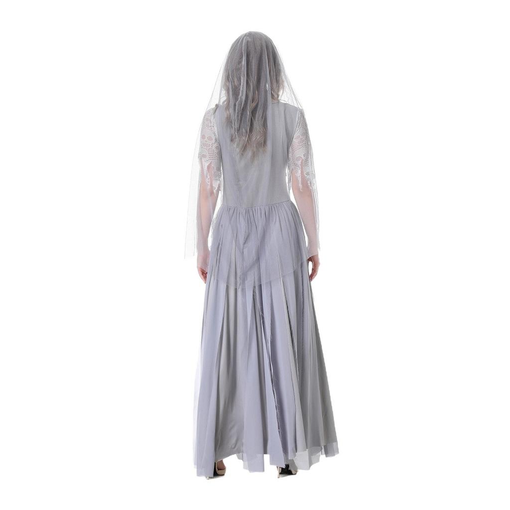Halloween Costume Ghost Bride Veil Zombie Vampire Masquerade Costume
