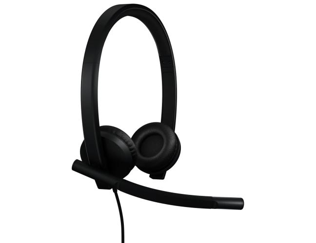 Logitech H570e Stereo MS Teams Wired Headset USB-A, Black