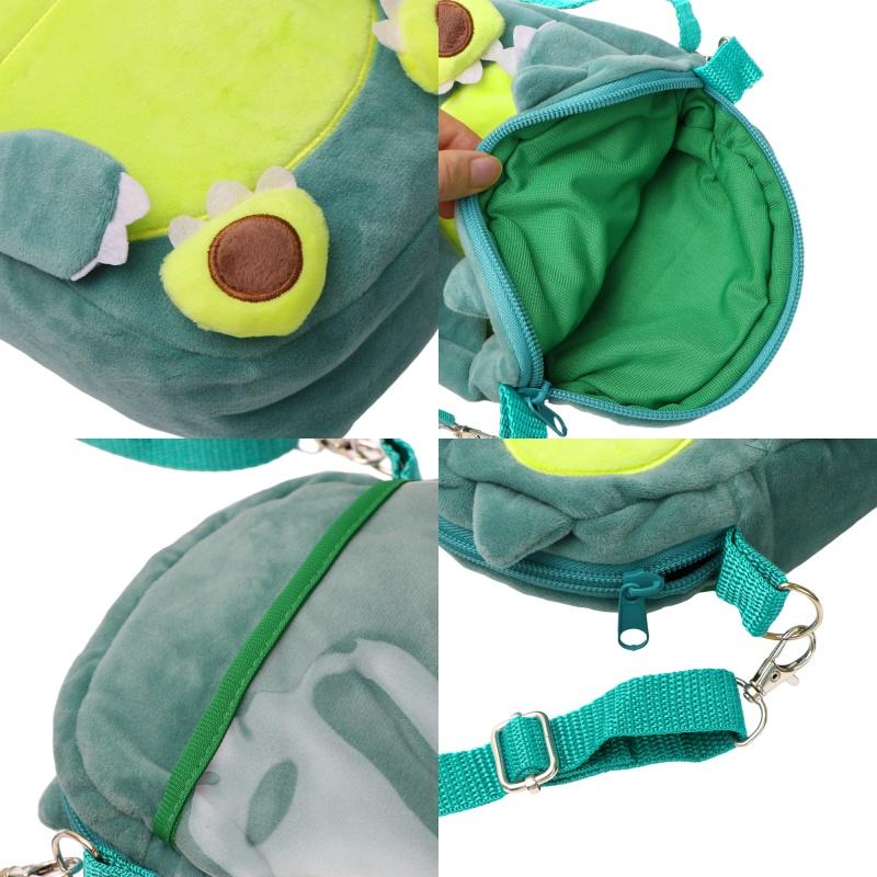 Cute Plush Backpack With Cartoon Dolls Pikachu Gengar Snorlax And More Fun Stuffed Animal Shoulder Bag For Kids