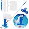 Professional Pool Cleaning Brush Set Portable Pond Vacuum Jet Underwater Cleaner with Handle for Swimming Pools Cleaning Tools