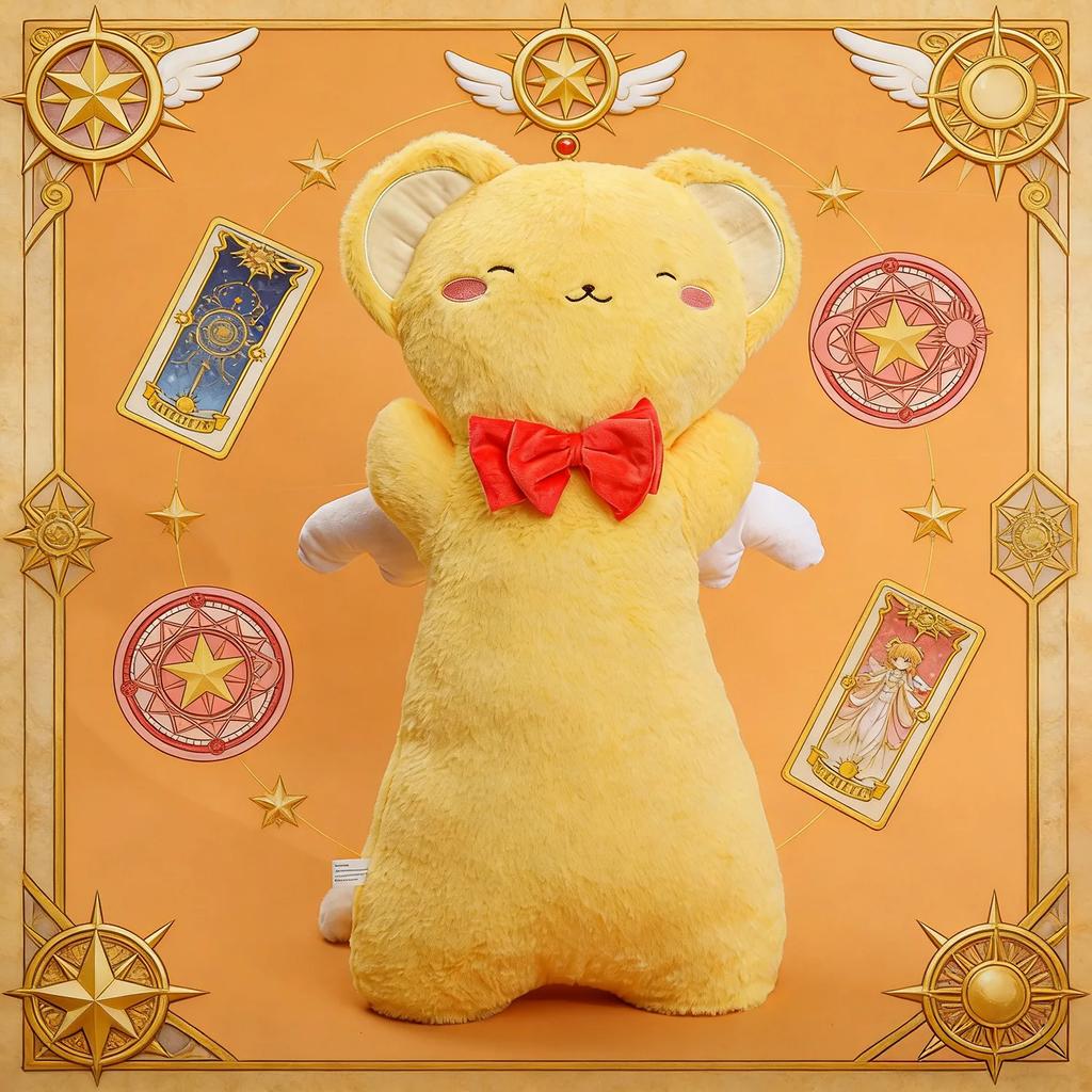 Cerberus Plush Toy Cartoon Spinel Sun Cardcaptor Sakura Anime Stuffed Long Pillow Soft Cuddly Plushies Sofa Bed Home Decor