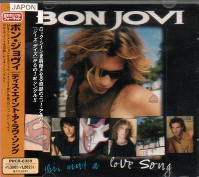 CD BON JOVI This Aint A Love Song PHCR8330 Mercury 1995 Япония Рок Б/у