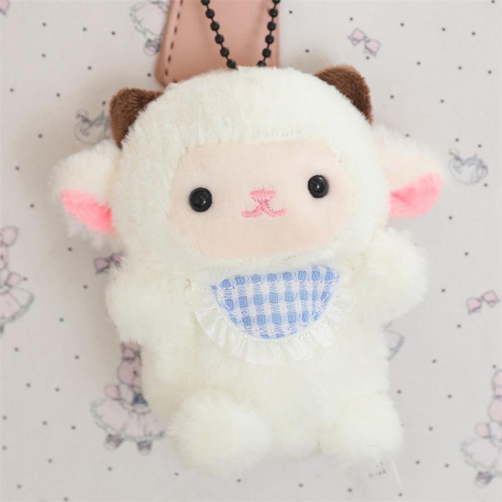 Soft Material Chicken Plush Pendant Emotional Collectibles Sheep Plush Toys for Couples