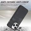 For iPhone 16 Pro Max Case Retro Leather + TPU Shockproof Protective Phone Cover