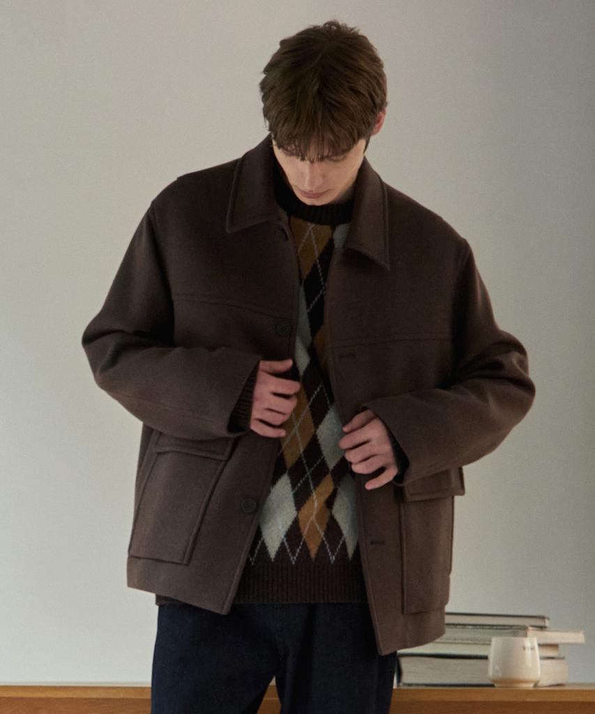 Полупальто Mindbridge Oversized с модифицированным кроем - 2 цвета