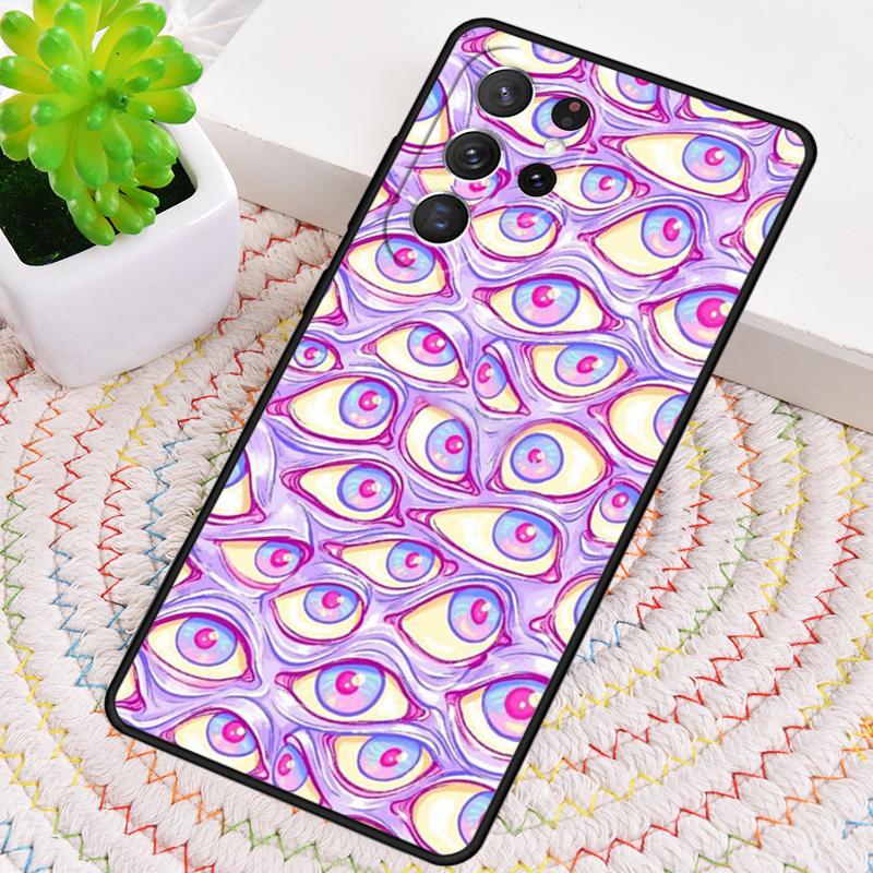 Чехол для телефона с узором "Глаза" для Samsung Galaxy note 10 pro S26 Ultra S23 S24 FE S25 S21 S22 PLUS ударопрочный