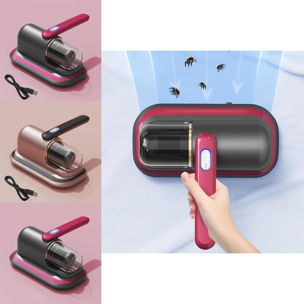 Беспроводной ручной пылесос для уборки пылевых клещей с УФ-стерилизацией для домашнего использования