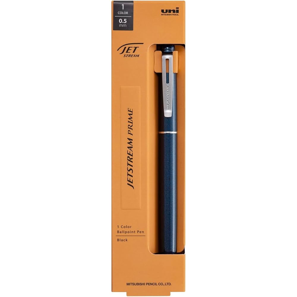 Mitsubishi Pencil Стержневая ручка Jetstream Prime 0.5 мм, выдвижная, темно-синяя