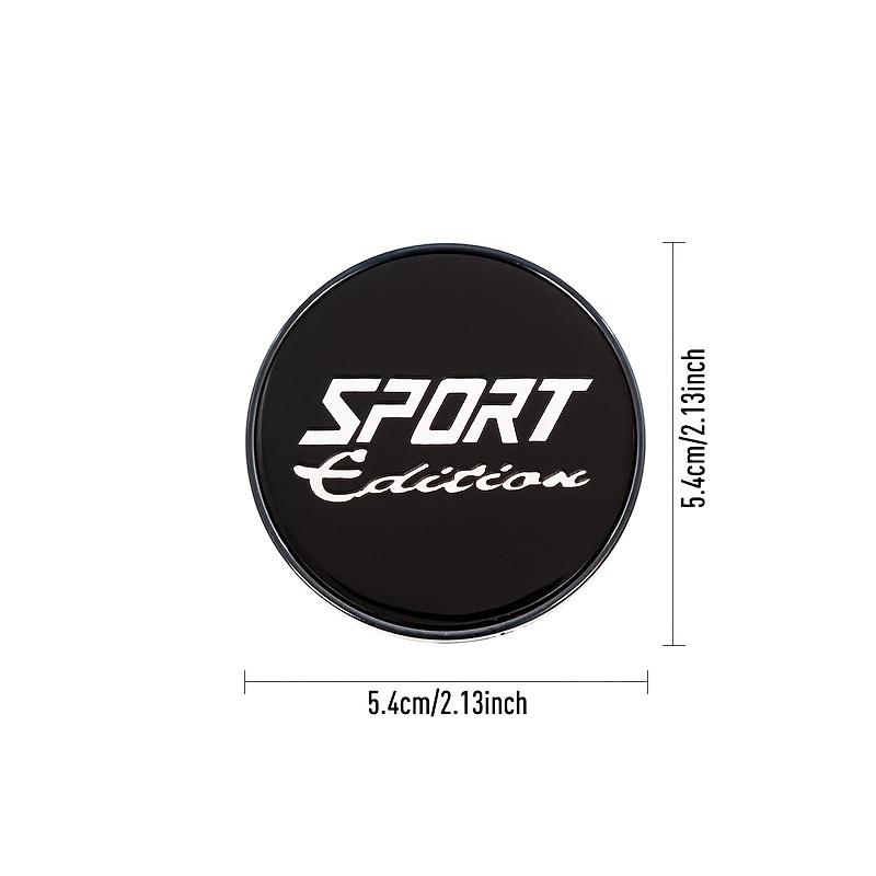 4 шт. 54 мм Центральные колпачки на колеса автомобиля SPORT EDITION Колпачок ступицы Кожух колеса Колеса автомобиля Колпачок диска