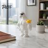 Крутая фигурка животного, 3D-печатная фигурка мускулистой лошади, Скульптура с солнцезащитными очками и золотыми слитками, Креативная статуэтка для рабочего стола, символизирующая успех и богатство
