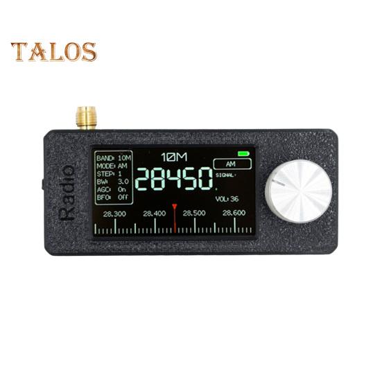 Портативное мини-радио 0,5-108 МГц с 1,9-дюймовым IPS-экраном, карманное мини-радио LSB/USB/AM/FM, вседиапазонный радиоприемник с антенной