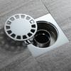 Bathroom Shower Drain100*100mm Brass Chrome Anti-odor Floor Drain Chrome