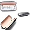 Eye Glass Carry Case PU Leather Solid Color Fits Most Glasses for Students Men and Women Protective Case For Glasses