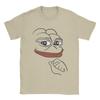 Мужские футболки Smug Pepe The Frog Fashion Хлопковые футболки с коротким рукавом Футболка с круглым вырезом Одежда Подарок на день рождения