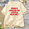 Who's Afraid of Little Old Me TTPD T Shirt Unisex Tops The Tortured Poets DepartUnisext T-shirt Cotton Short Sleeves Tees Unisex