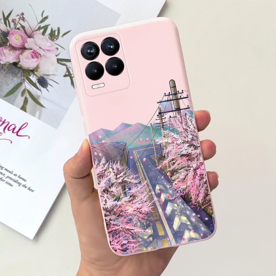 For Realme 8 4G Case Realme 8i Cute Fashion Painted Cover Soft Silicone Phone Case For Realme 8 Pro Realme8 8i Back Cover Bumper