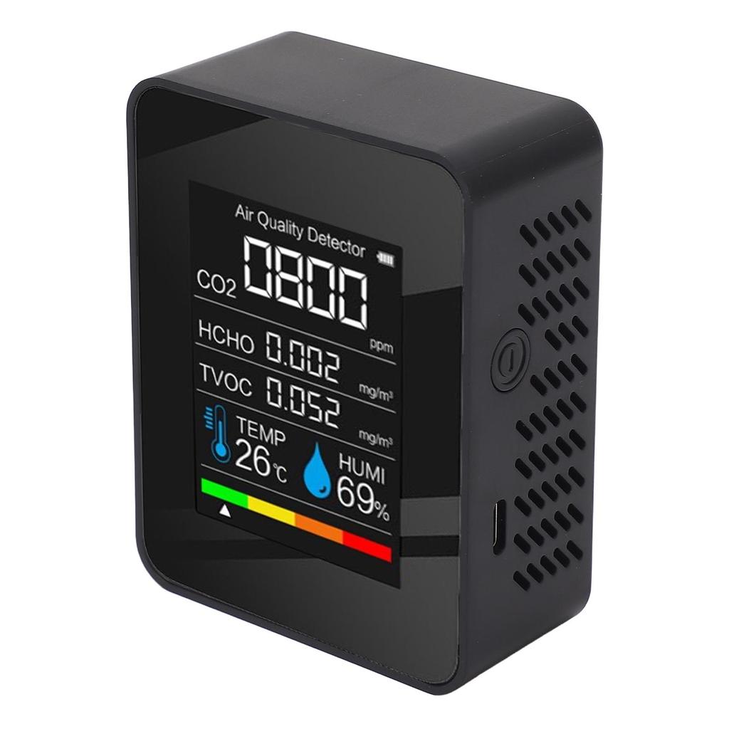 В 1 Качественный Монитор ЖК Цветной Экран CO2 TVOC HCHO Температура Влажность Многофункциональный D
