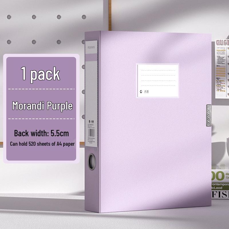 Архивный бокс формата А4, толщина пластика 55 мм, для офисных и бухгалтерских документов.