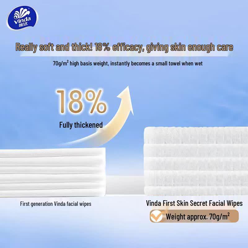 Vinda Secret Soft Facial Cleansing Towels