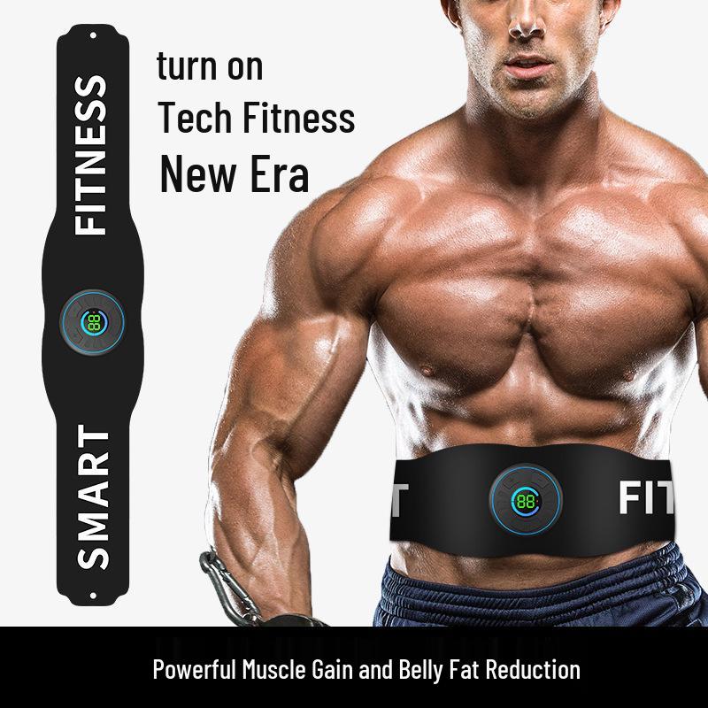 EMS Fitness Waist Belt: Smart Abdominal Sticker & Tummy Tuck Exerciser for Home Use