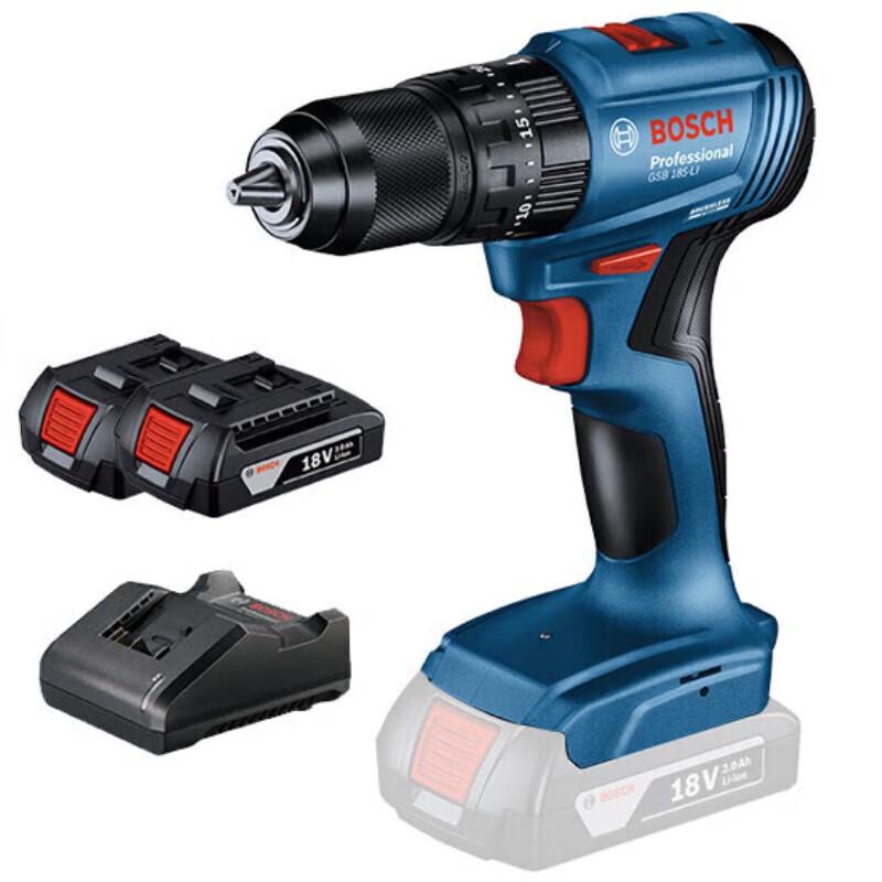 BOSCH GSB185-LI 18V Cordless Impact Drill CN plug (adapter included)